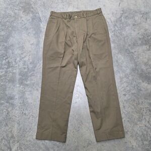 Bills Khakis Mens Pleated Twill Chinos Pants Khaki 38 Made in USA